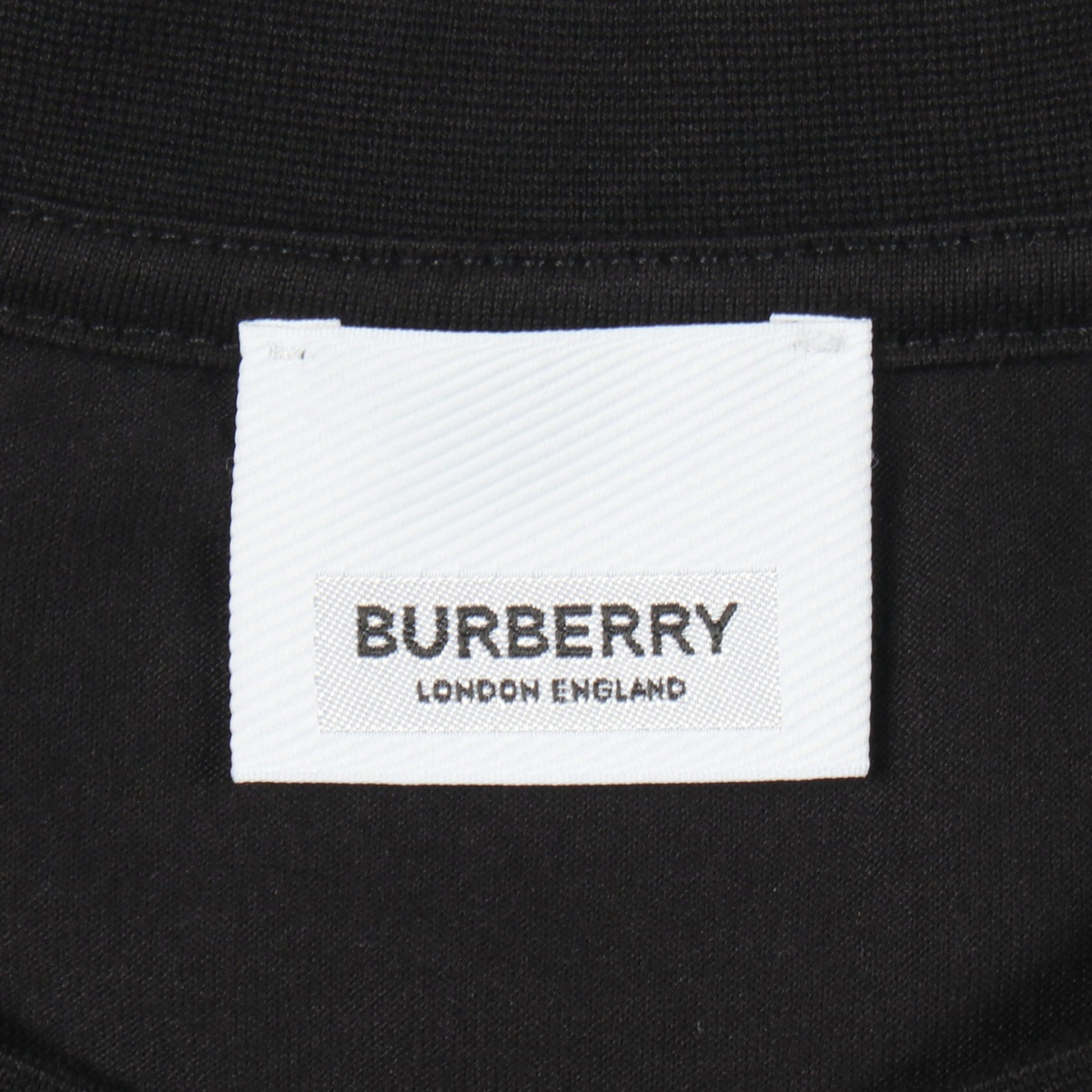 ロゴプリント 半袖Tシャツ コットン ブラック バーバリー トップス BURBERRY