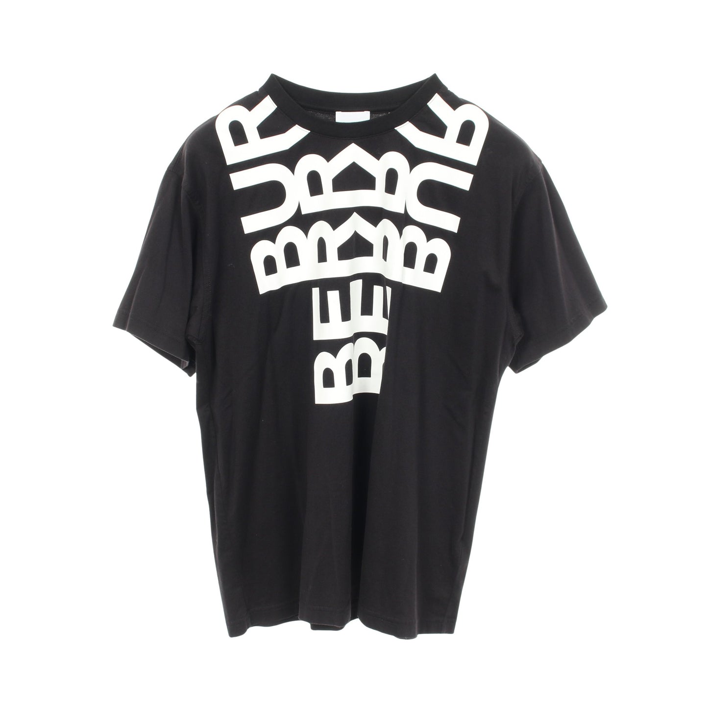 ロゴプリント 半袖Tシャツ コットン ブラック バーバリー トップス BURBERRY