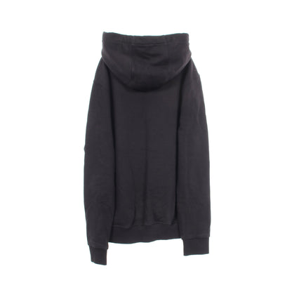 ラベルアップリケ プルオーバーパーカー コットン ブラック バーバリー トップス BURBERRY