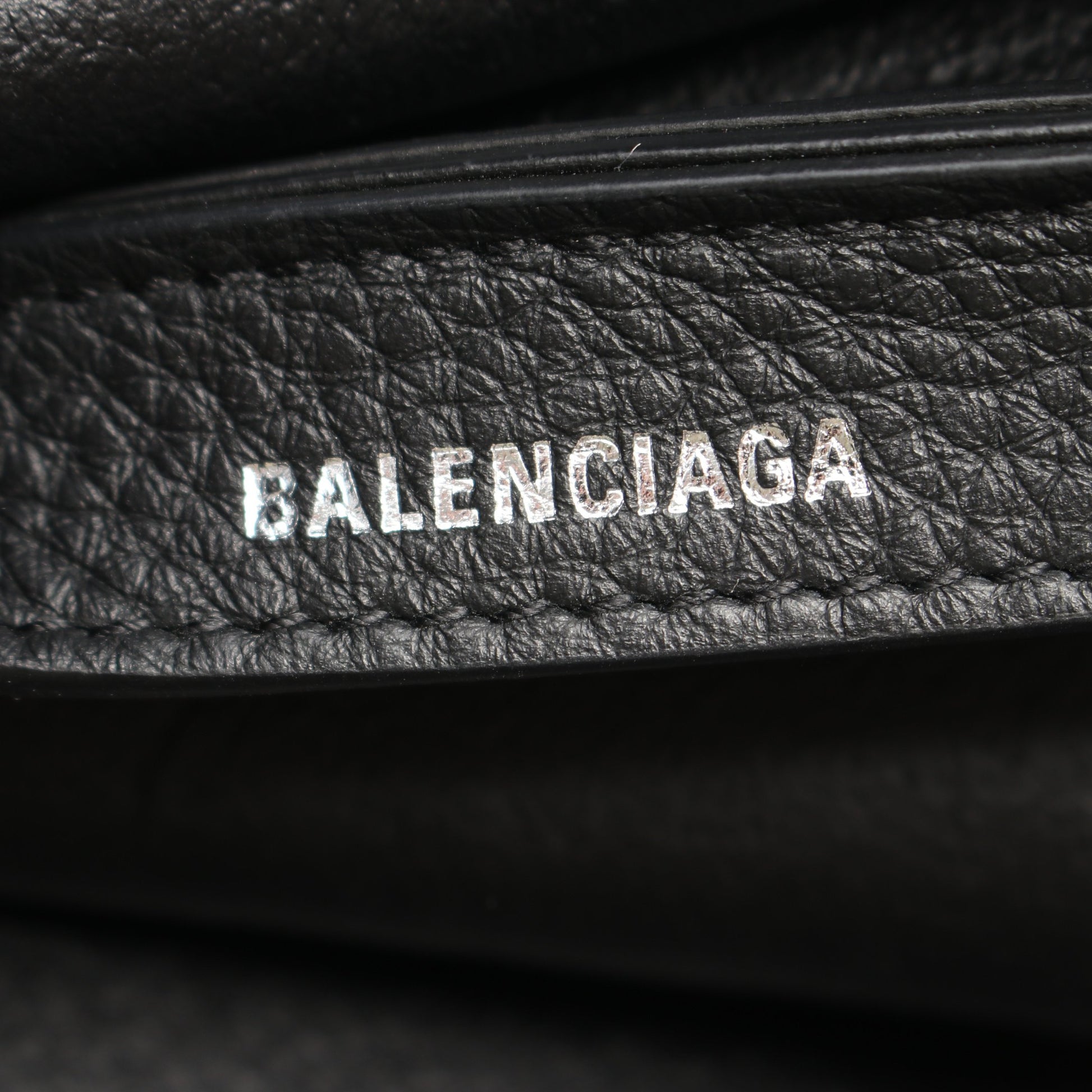 エブリデイ トート S ハンドバッグ トートバッグ レザー グレー バレンシアガ バッグ BALENCIAGA