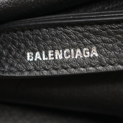 エブリデイ トート S ハンドバッグ トートバッグ レザー グレー バレンシアガ バッグ BALENCIAGA