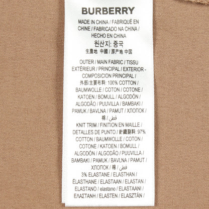 ロゴ 半袖Tシャツ コットン ベージュ バーバリー トップス BURBERRY