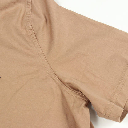 ロゴ 半袖Tシャツ コットン ベージュ バーバリー トップス BURBERRY