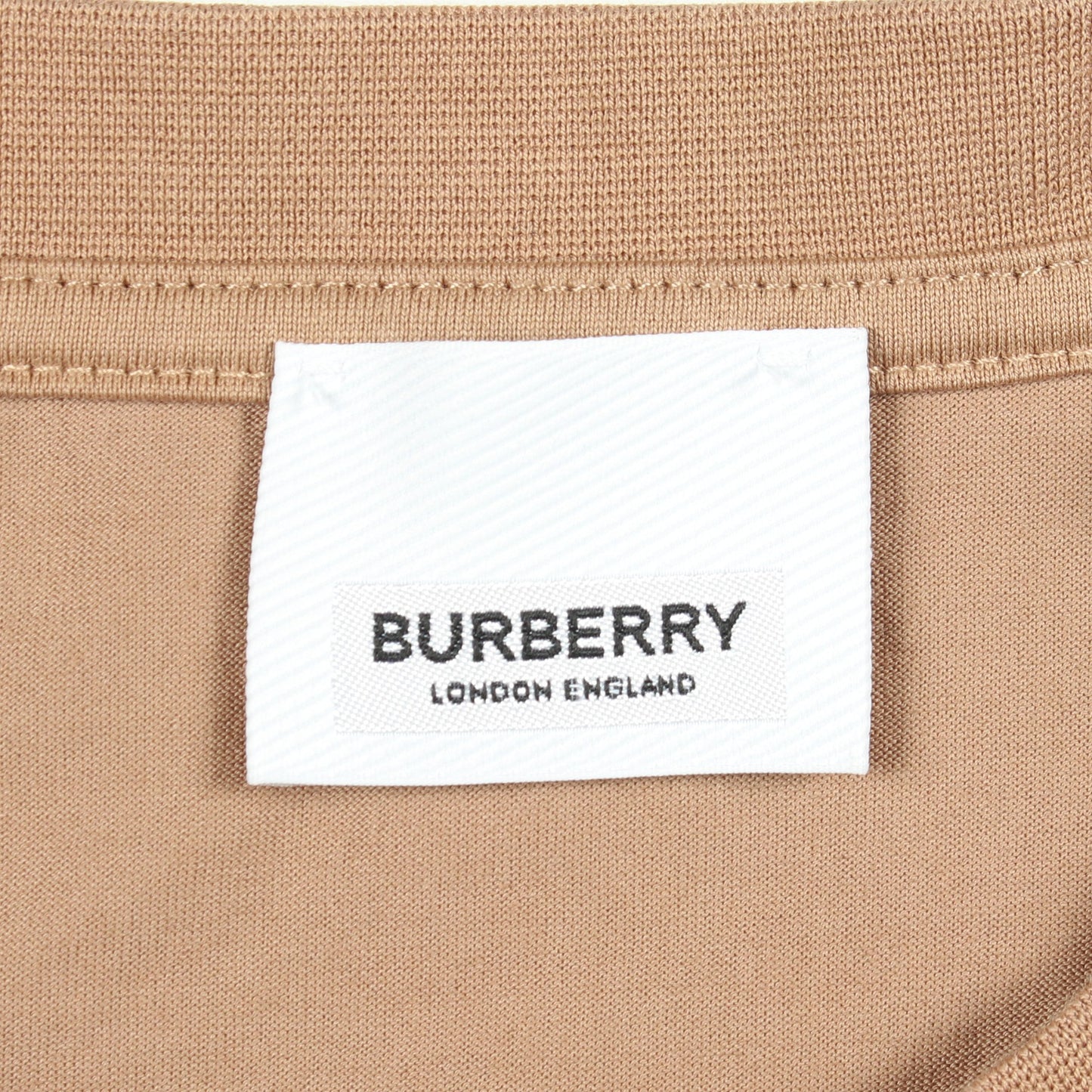 ロゴ 半袖Tシャツ コットン ベージュ バーバリー トップス BURBERRY