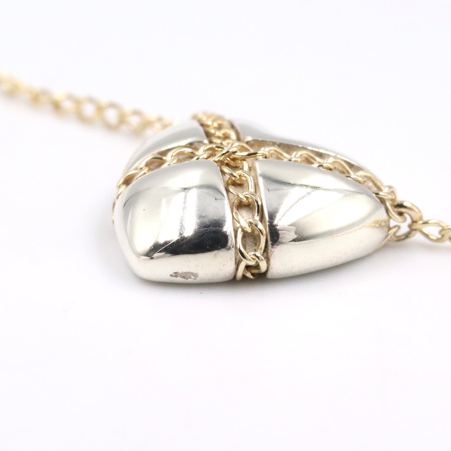 クロスハート ネックレス ネックレス SV925 K14YG イエローゴールド シルバー ティファニー アクセサリー TIFFANY & Co.