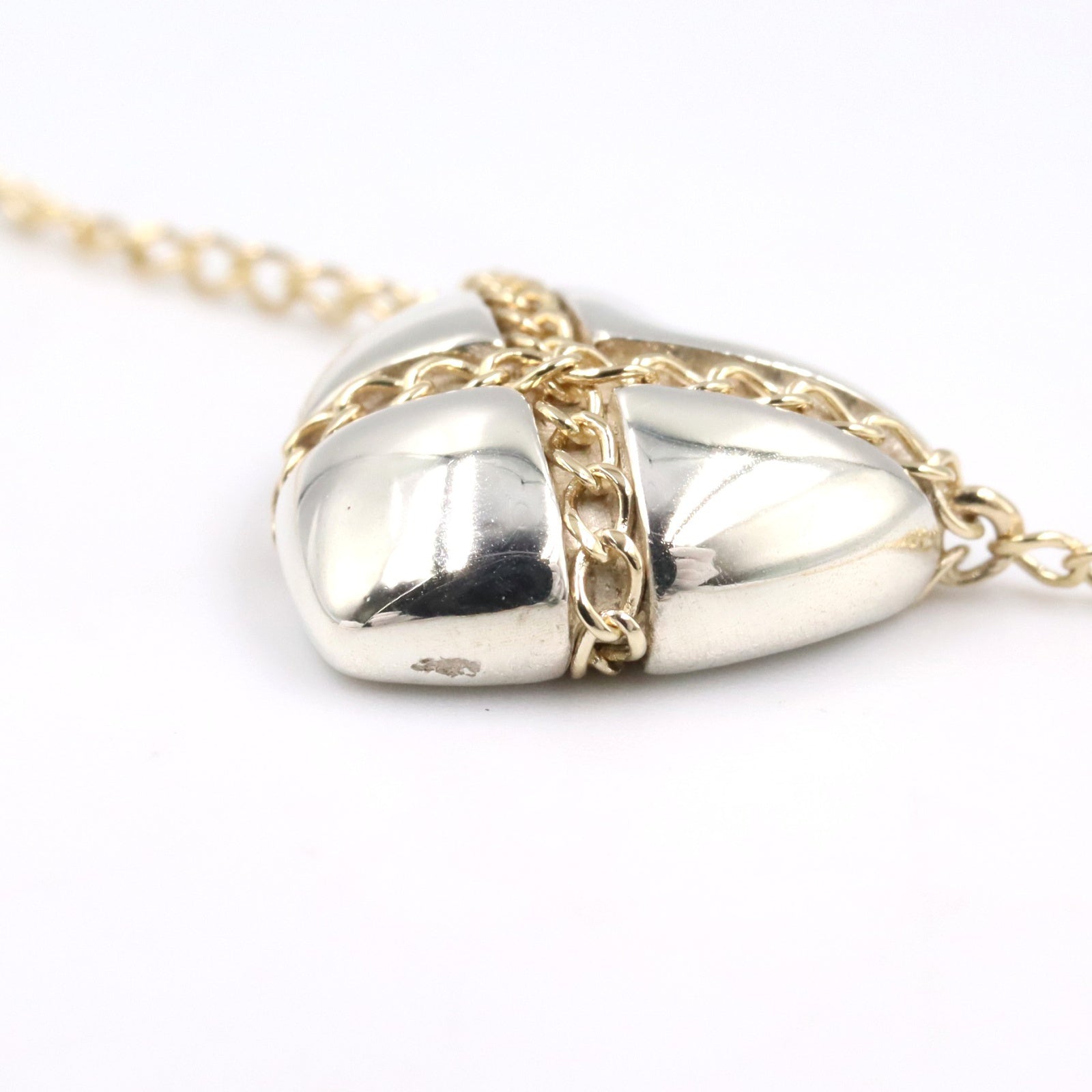 クロスハート ネックレス ネックレス SV925 K14YG イエローゴールド シルバー ティファニー アクセサリー TIFFANY & Co.
