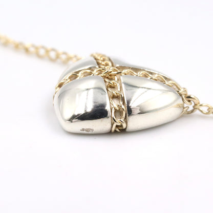 クロスハート ネックレス ネックレス SV925 K14YG イエローゴールド シルバー ティファニー アクセサリー TIFFANY & Co.