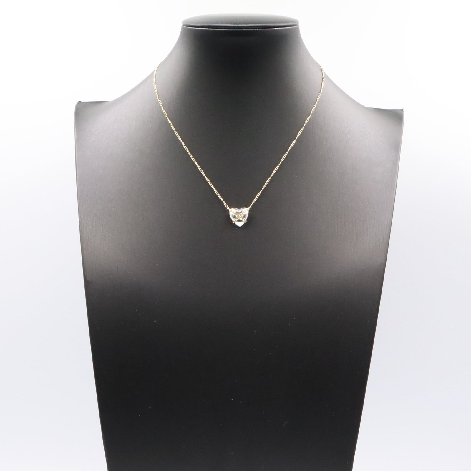 クロスハート ネックレス ネックレス SV925 K14YG イエローゴールド シルバー ティファニー アクセサリー TIFFANY & Co.