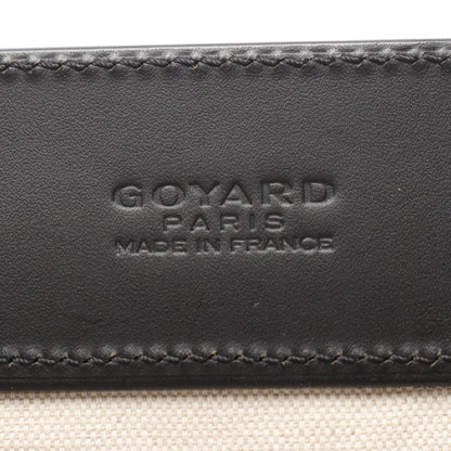 ベルシャスMM ハンドバッグ コーティングキャンバス レザー ブラック ゴヤール バッグ GOYARD