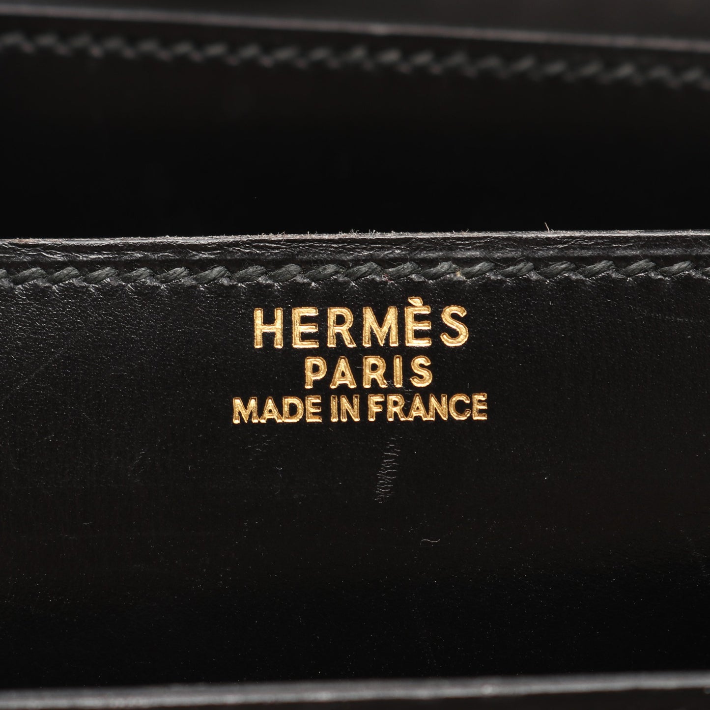 コルドリエール ハンドバッグ ボックスカーフ ブラック ゴールド金具 ○W刻印 エルメス バッグ HERMES
