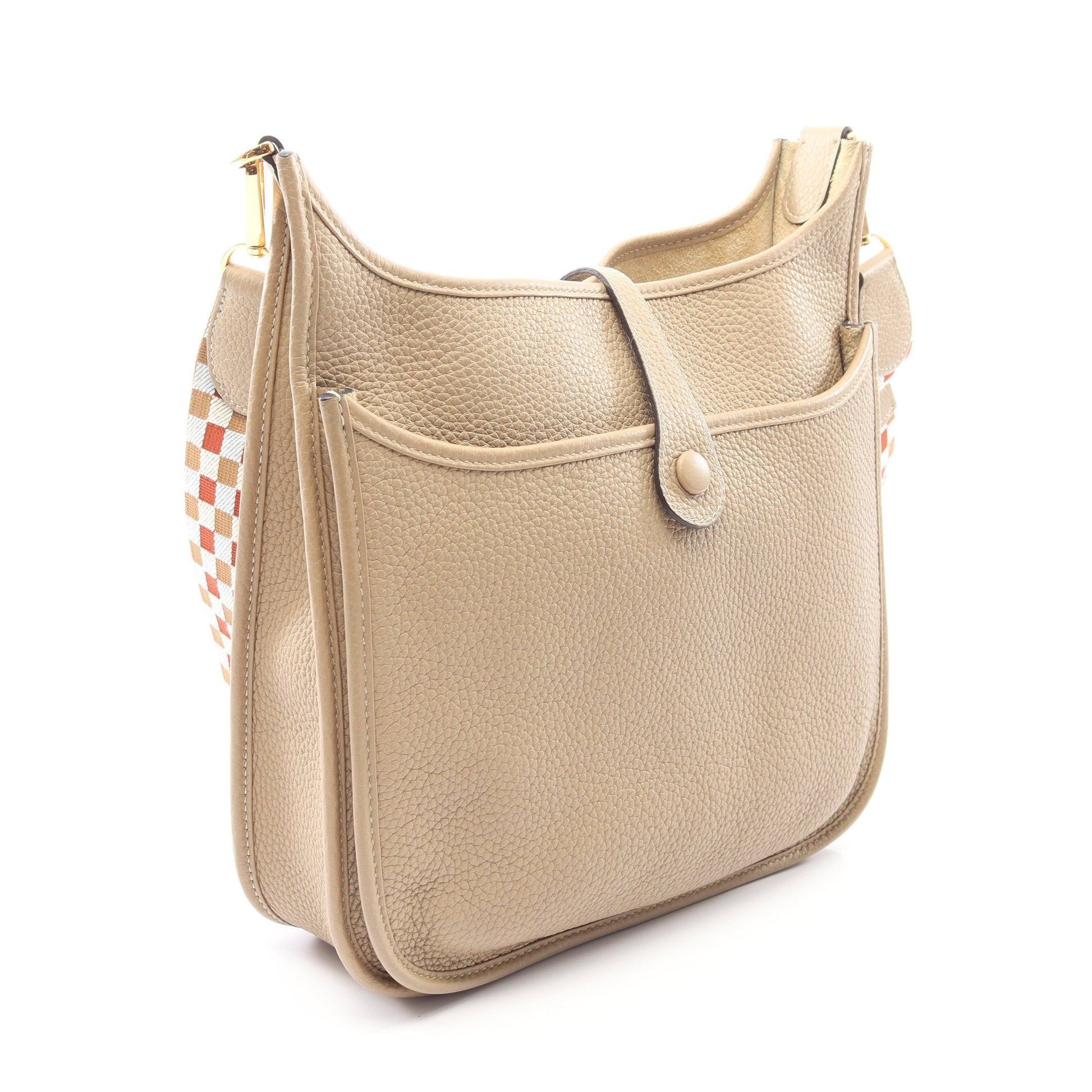 エヴリン 3 トロワ PM トレンチ ショルダーバッグ トリヨンクレマンス ベージュ ゴールド金具 Z刻印 エルメス バッグ HERMES