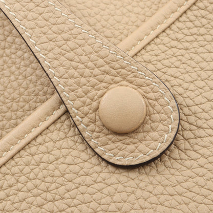 エヴリン 3 トロワ PM トレンチ ショルダーバッグ トリヨンクレマンス ベージュ ゴールド金具 Z刻印 エルメス バッグ HERMES
