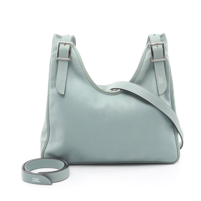 マサイカット32 アクア ショルダーバッグ ヴォースイフト ブルーグリーン シルバー金具 □P刻印 エルメス バッグ HERMES