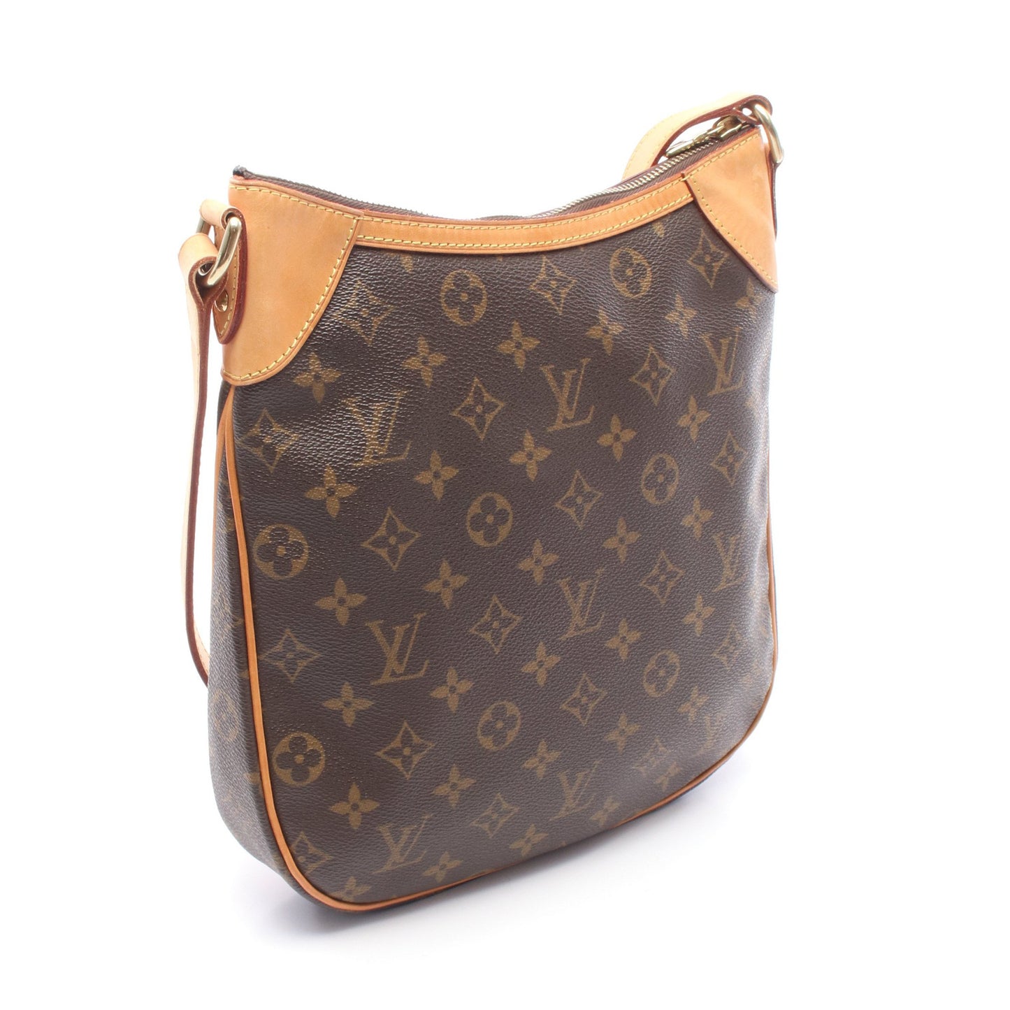 オデオンPM モノグラム ショルダーバッグ PVC レザー ブラウン ルイヴィトン バッグ LOUIS VUITTON