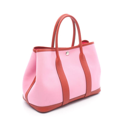 ガーデンパーティTPM ルージュデュセス ハンドバッグ トートバッグ トワルオフィシエ ネゴンダ ピンク レッド シルバー金具 Y刻印 エルメス バッグ HERMES