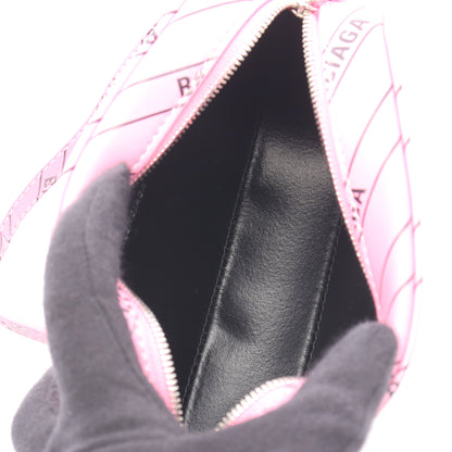 EVERYDAY エブリデイ カメラバッグ XS ショルダーバッグ レザー ピンク ブラック バレンシアガ バッグ BALENCIAGA