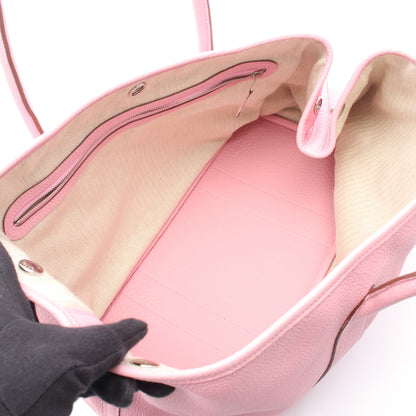 ガーデンパーティPM ハンドバッグ トートバッグ ネゴンダ ピンク シルバー金具 □N刻印 エルメス バッグ HERMES