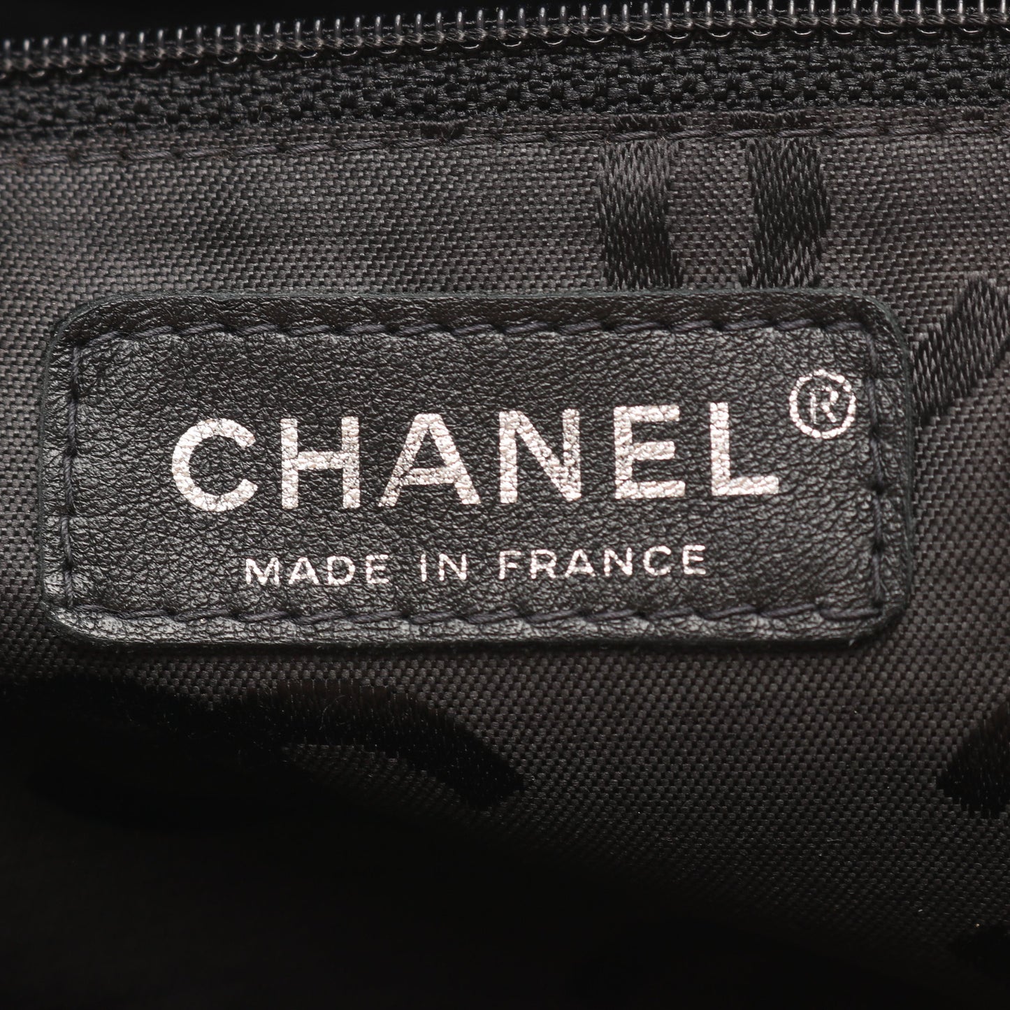 カンボンライン ボーリングバッグ ショルダーバッグ レザー ベージュ ブラック シルバー金具 シャネル バッグ CHANEL