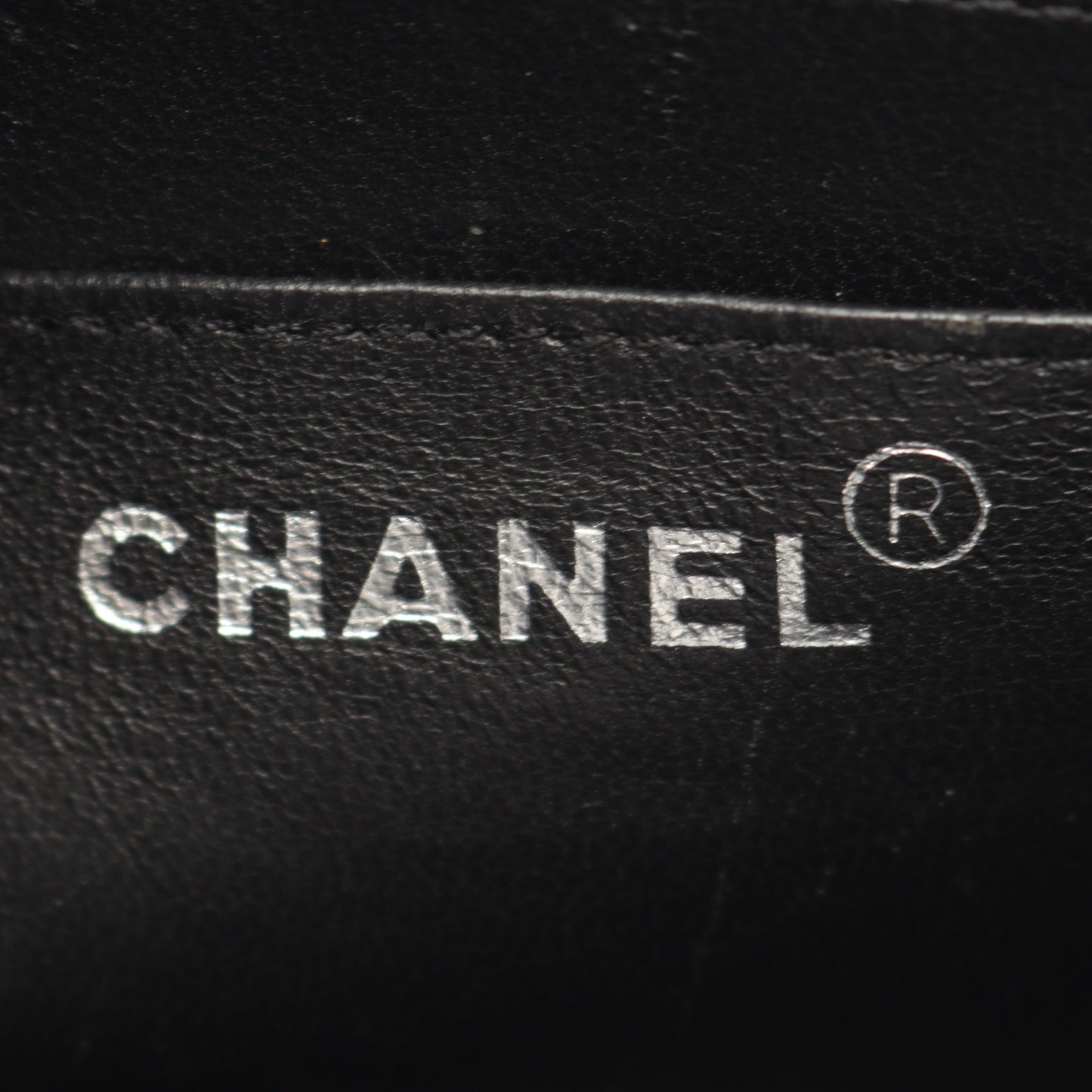 マトラッセ ハンドバッグ キャビアスキン ブラック シルバー金具 シャネル バッグ CHANEL