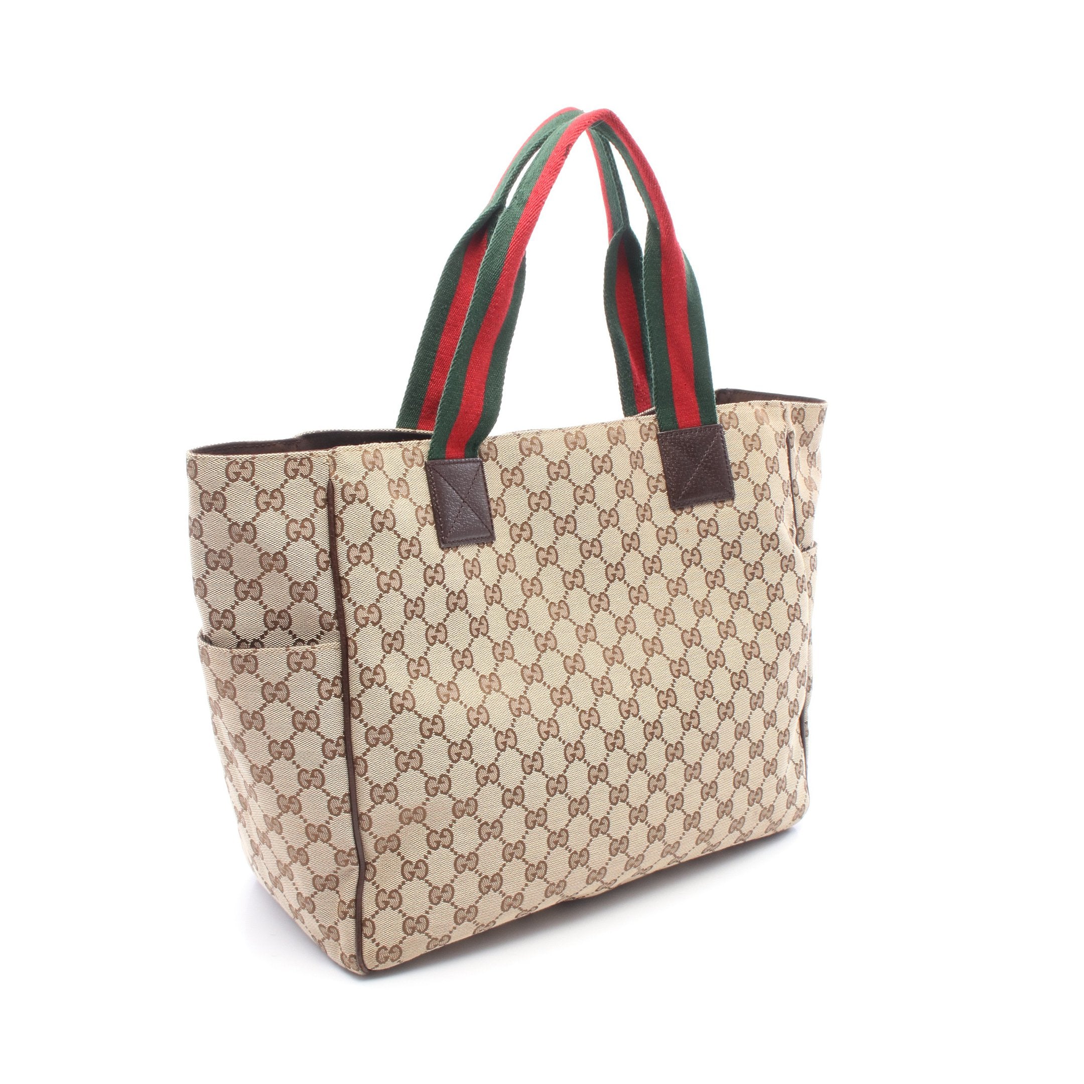 GUCCI トートバッグ　シェリーライン　程度B グッチ(GUCCI)|シェリーラインGG柄トートバッグ|【ハードオフ公式通販
