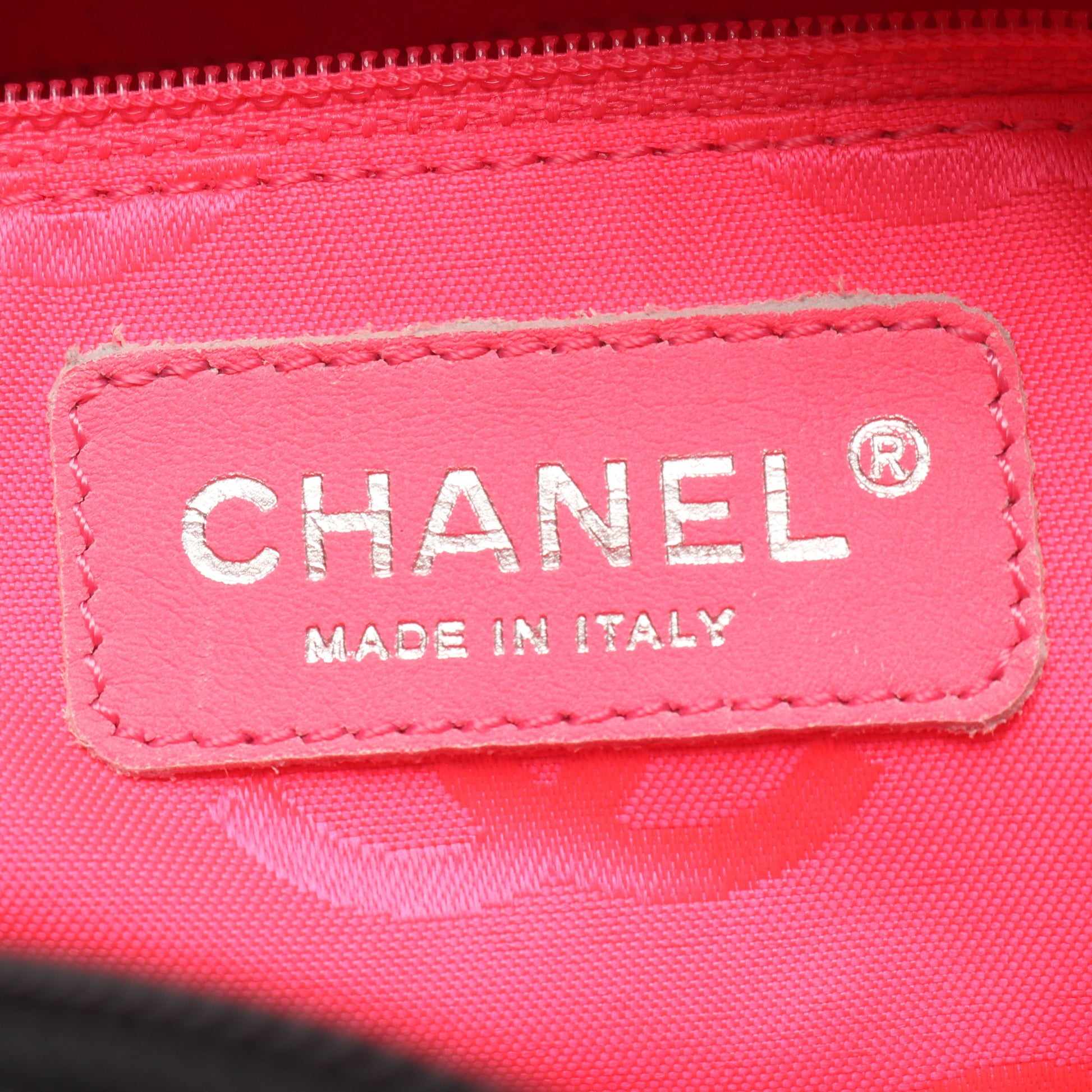 カンボンライン ボーリングバッグ ショルダーバッグ レザー エナメルレザー ブラック シルバー金具 シャネル バッグ CHANEL