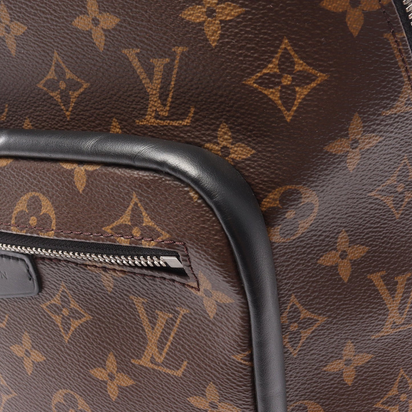 ジョッシュ NV モノグラムマカサー バックパック リュックサック PVC レザー ブラウン ブラック ルイヴィトン バッグ LOUIS VUITTON
