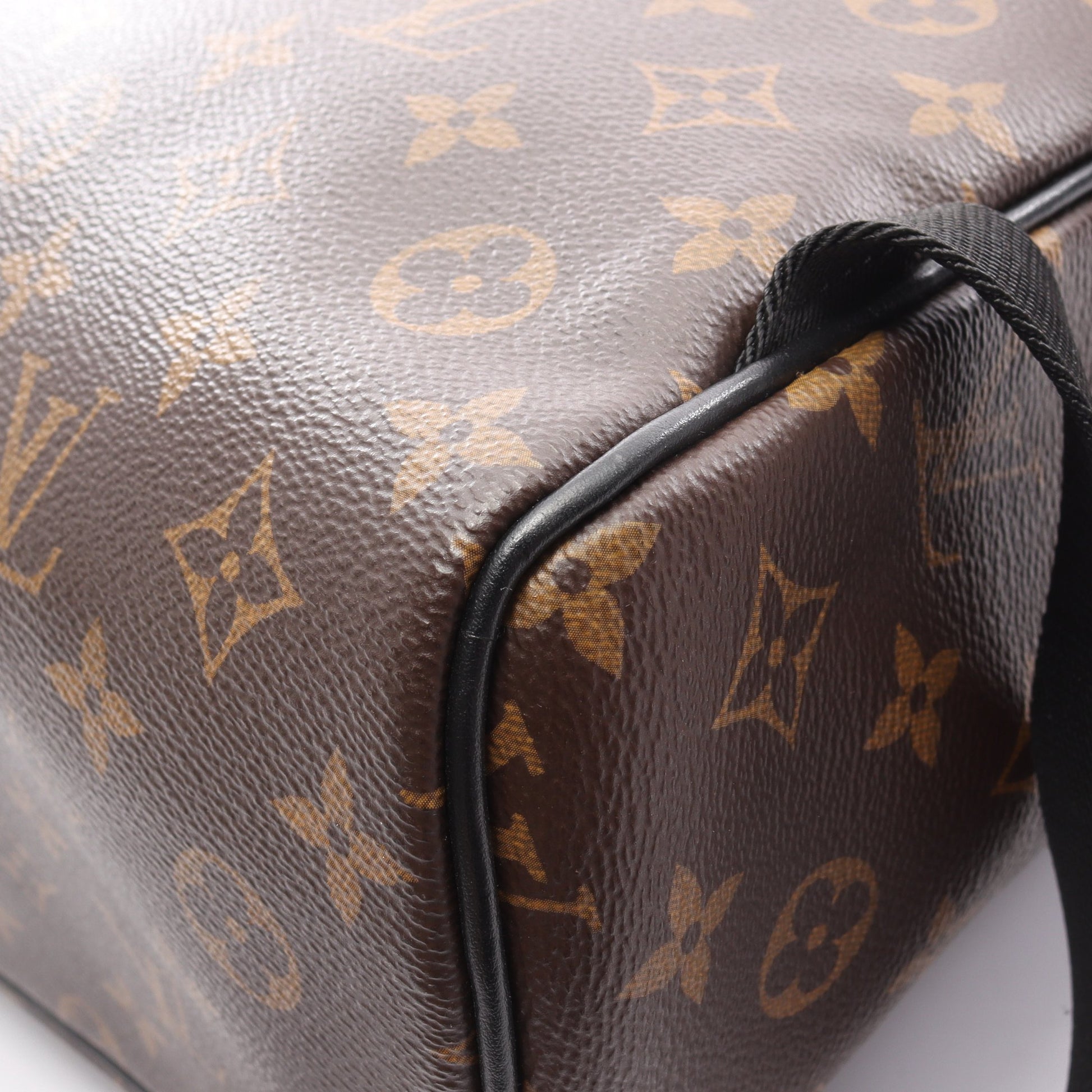 ジョッシュ NV モノグラムマカサー バックパック リュックサック PVC レザー ブラウン ブラック ルイヴィトン バッグ LOUIS VUITTON