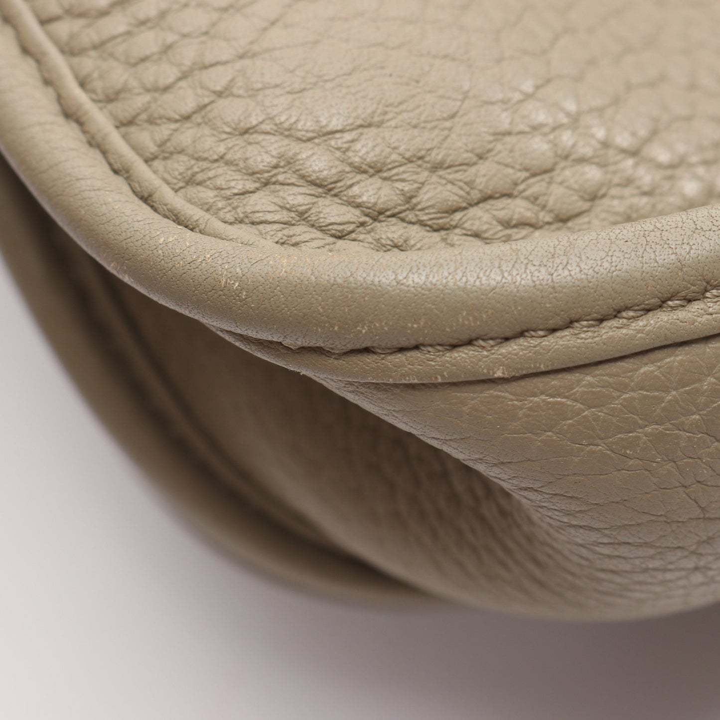 エヴリン 3 トロワ PM セージ ショルダーバッグ トリヨンクレマンス グレーグリーン シルバー金具 X刻印 エルメス バッグ HERMES