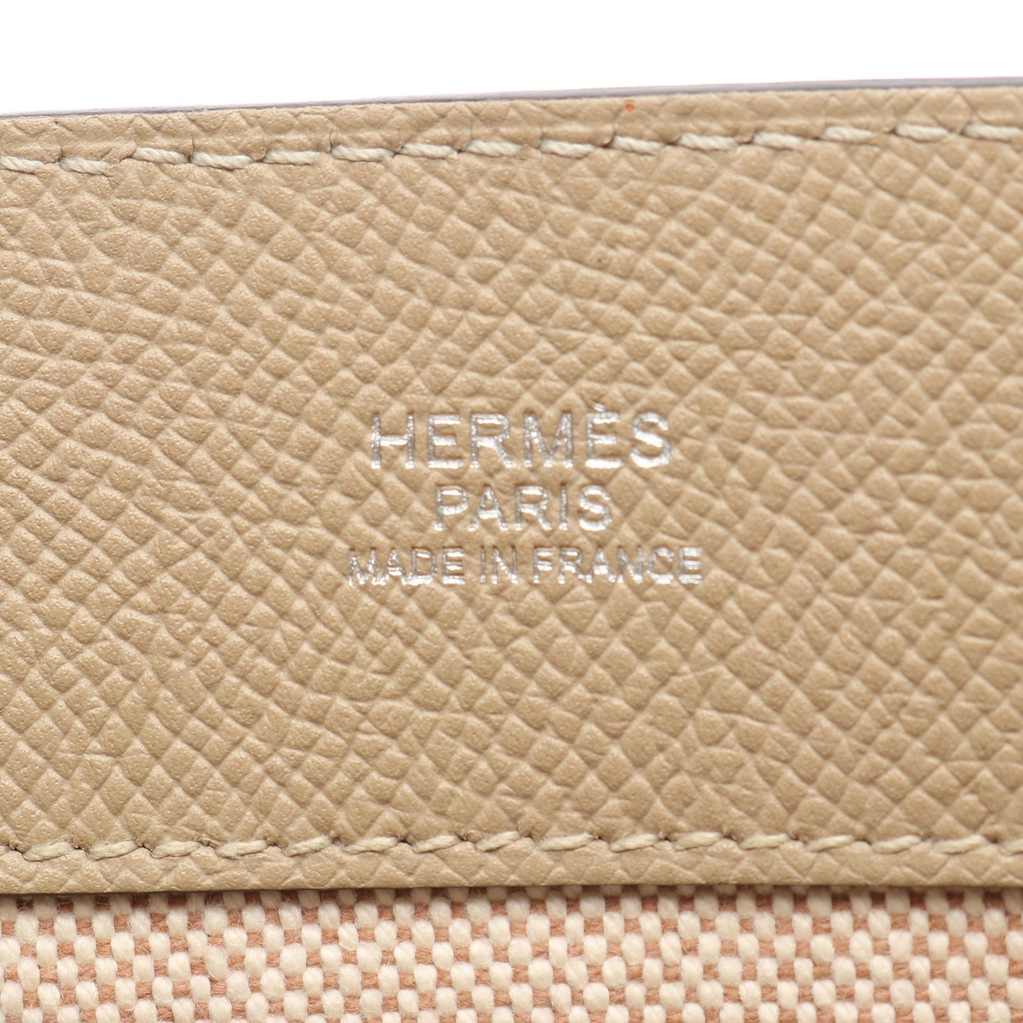 マキシボックス カバス30 トレンチ ハンドバッグ エヴァーカラー ヴォーエプソン グレーベージュ シルバー金具 A刻印 エルメス バッグ HERMES