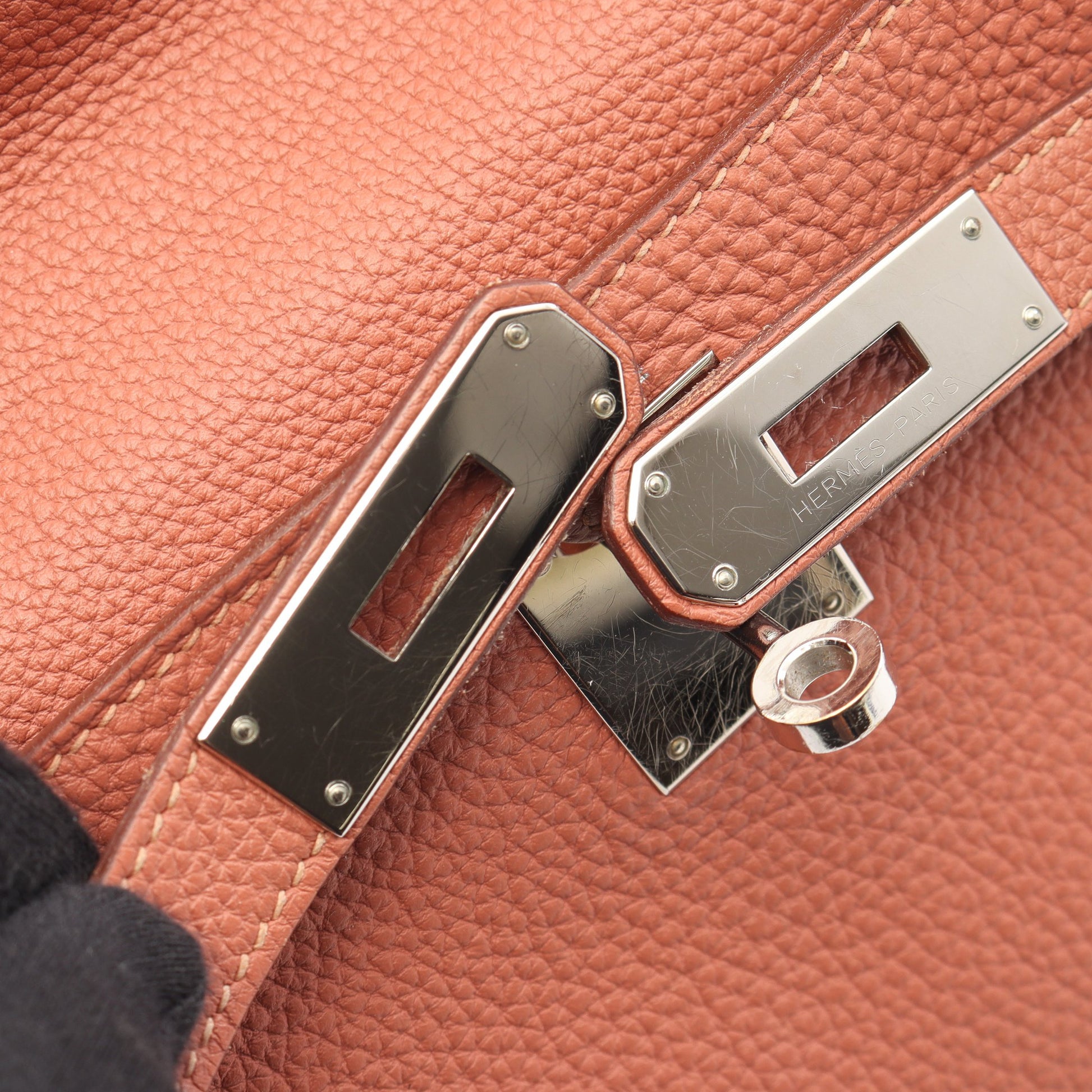 ケリー28 ローズティー 内縫い 2WAY ハンドバッグ トゴ コーラルピンク シルバー金具 □Q刻印 エルメス バッグ HERMES