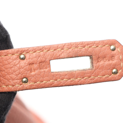 ケリー28 ローズティー 内縫い 2WAY ハンドバッグ トゴ コーラルピンク シルバー金具 □Q刻印 エルメス バッグ HERMES