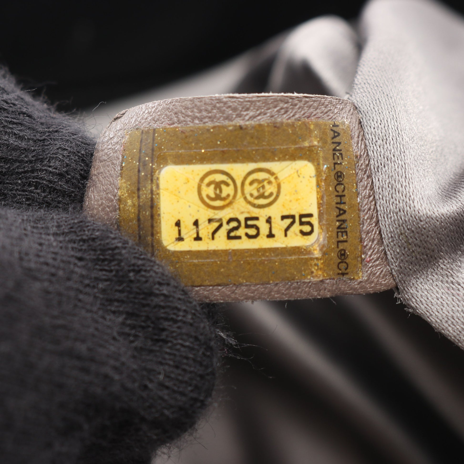 ココマーク プラチェーン ショルダーバッグ ラムスキン ブラック シルバー金具 シャネル バッグ CHANEL