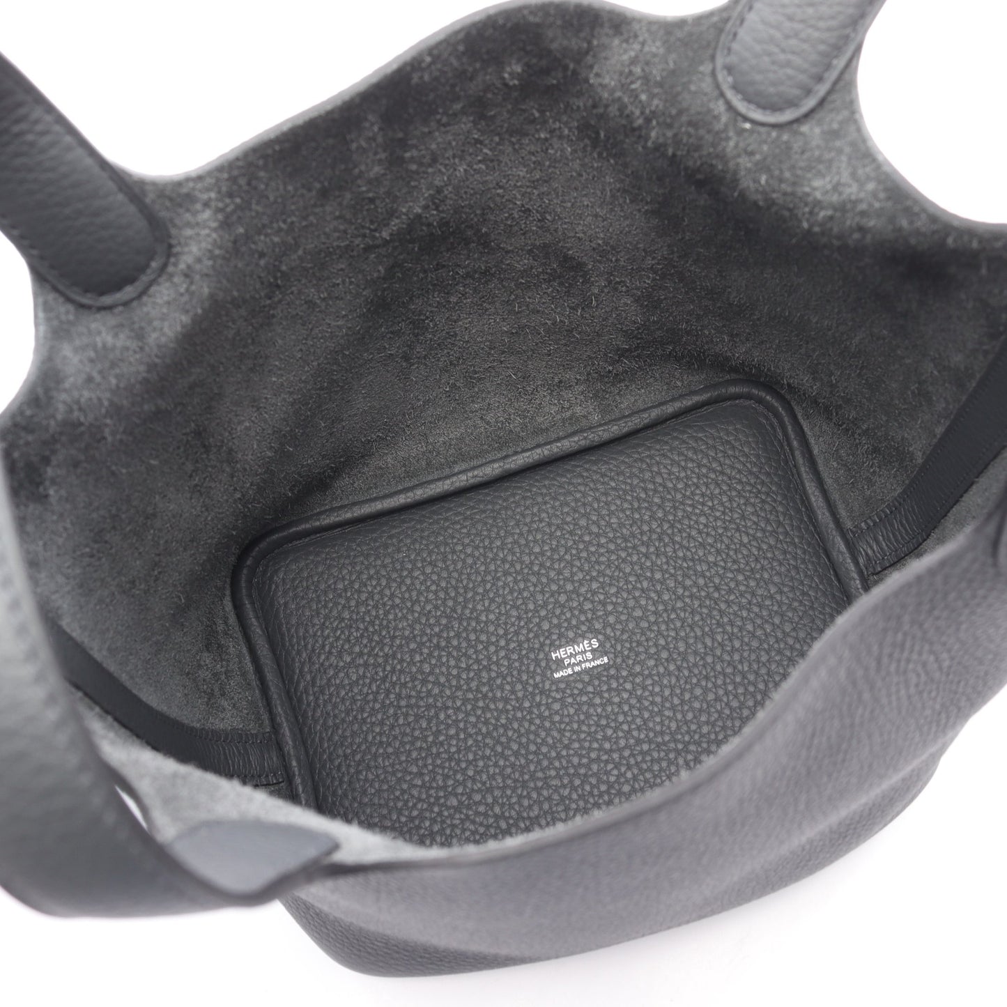 ピコタンロックPM ハンドバッグ トリヨンクレマンス グレー シルバー金具 G刻印 エルメス バッグ HERMES