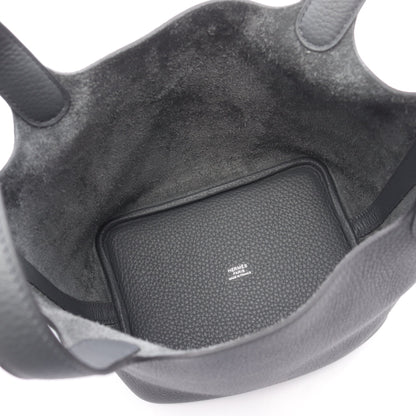 ピコタンロックPM ハンドバッグ トリヨンクレマンス グレー シルバー金具 G刻印 エルメス バッグ HERMES