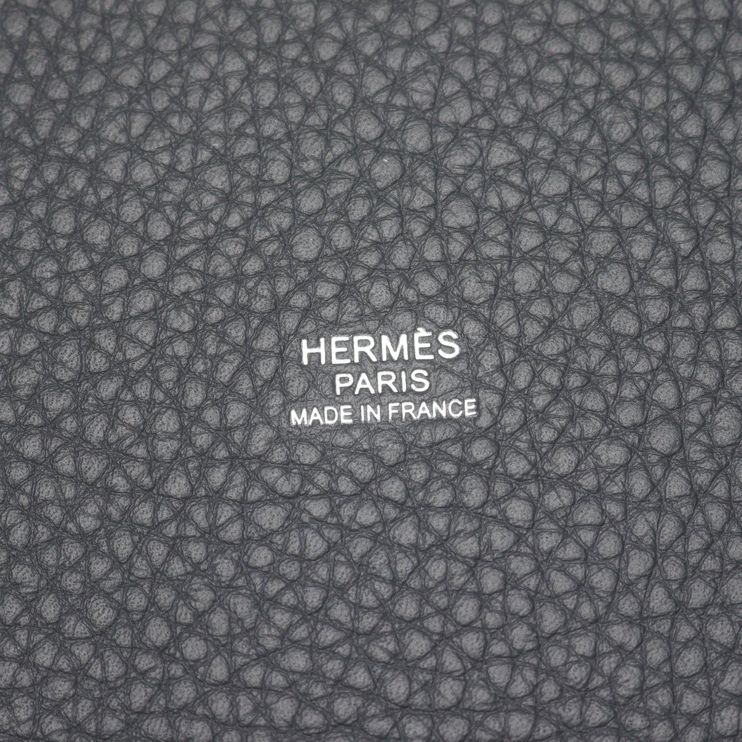 ピコタンロックPM ハンドバッグ トリヨンクレマンス グレー シルバー金具 G刻印 エルメス バッグ HERMES