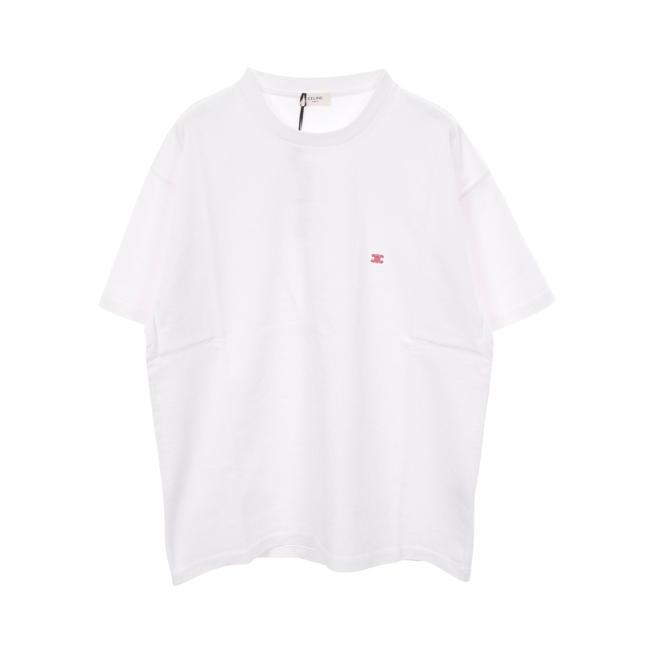 トリオンフ ルーズ 半袖Tシャツ コットン ホワイト セリーヌ – RECLO
