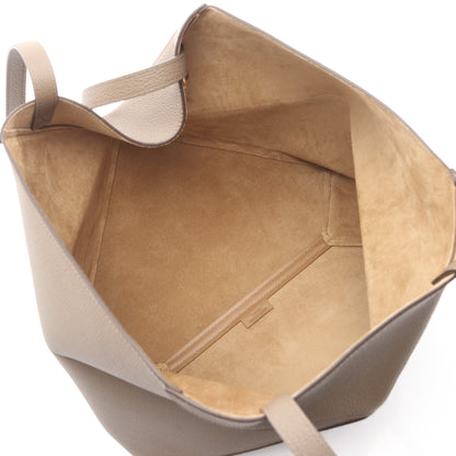 パズルフォルド トート ホリゾンタル ミディアム ショルダーバッグ トートバッグ レザー グレーベージュ ロエベ バッグ LOEWE