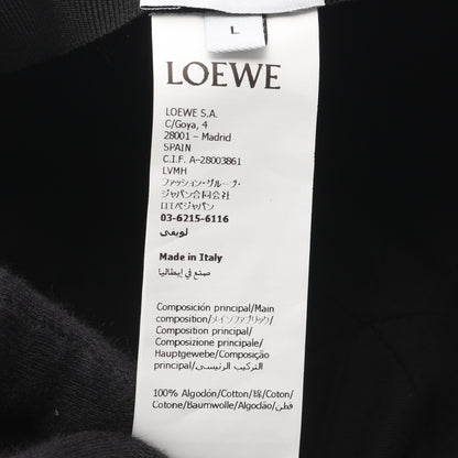ロゴ刺繍 ベースボール キャップ コットン ブラック ロエベ 財布・小物 LOEWE