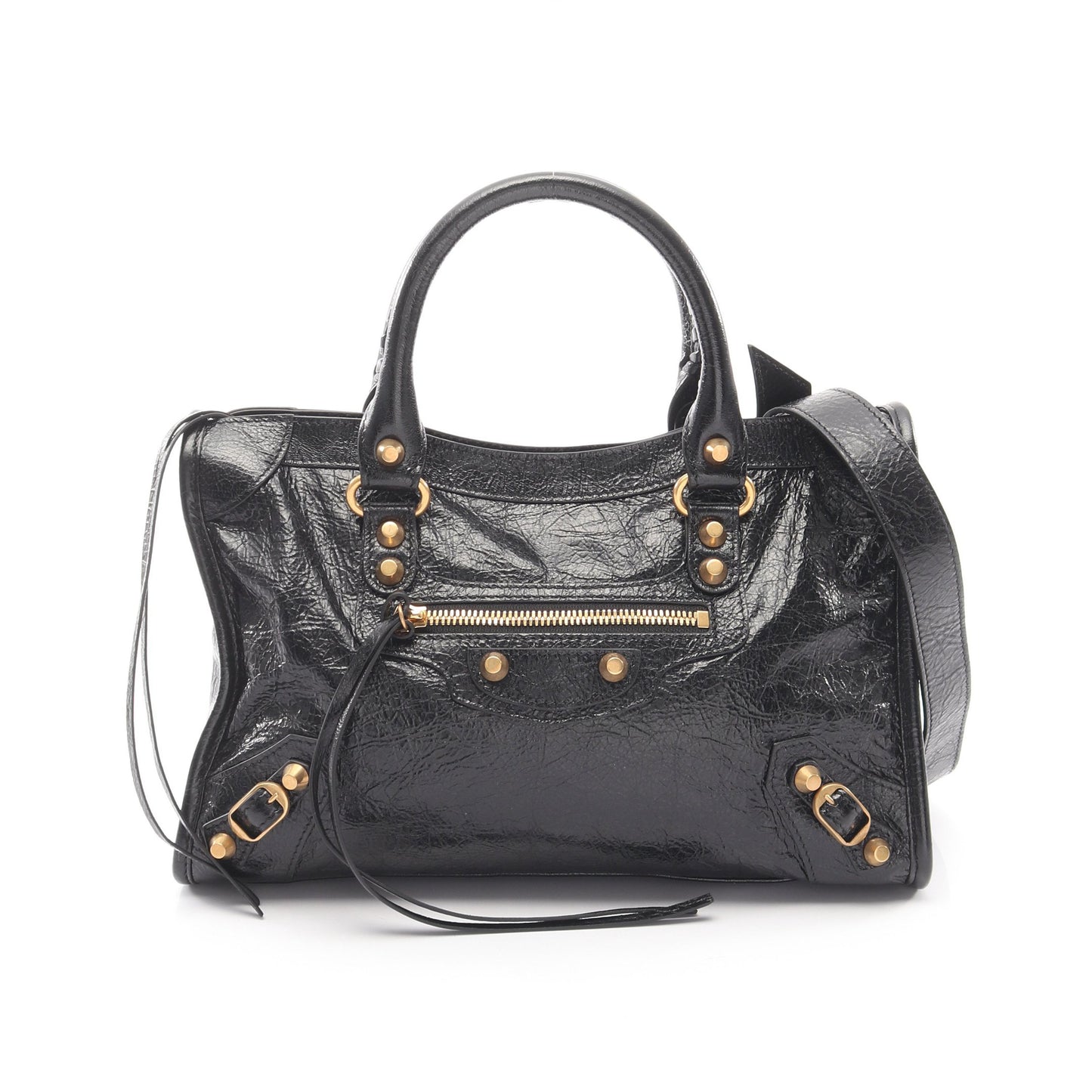 Le City Small ル シティ スモール 2WAY ハンドバッグ レザー ブラック バレンシアガ バッグ BALENCIAGA