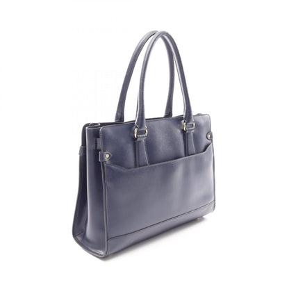 ガンチーニ ハンドバッグ レザー ネイビー サルヴァトーレフェラガモ バッグ Salvatore Ferragamo