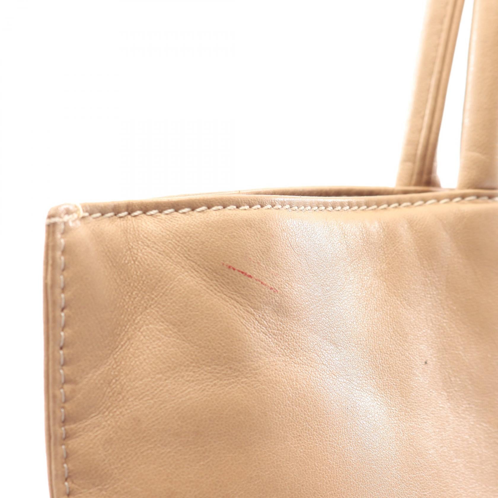 アナグラム ハンドバッグ トートバッグ レザー ベージュ ロエベ バッグ LOEWE