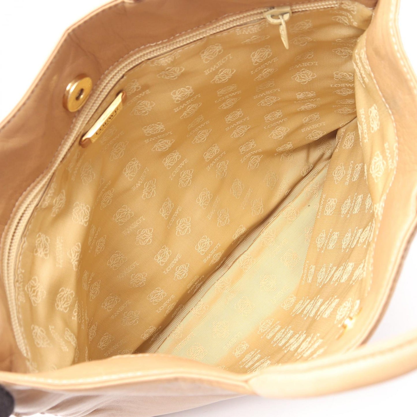 アナグラム ハンドバッグ トートバッグ レザー ベージュ ロエベ バッグ LOEWE