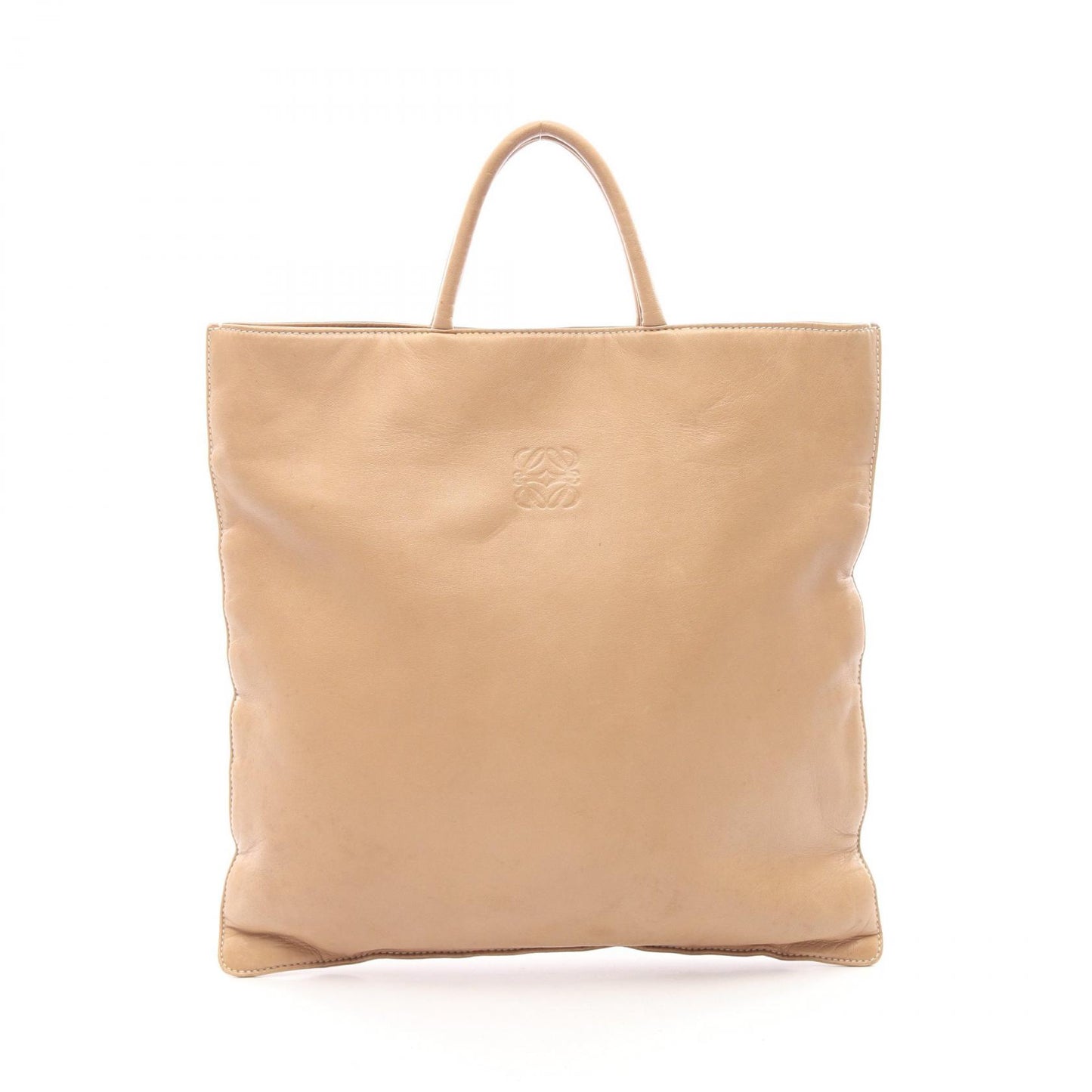 アナグラム ハンドバッグ トートバッグ レザー ベージュ ロエベ バッグ LOEWE