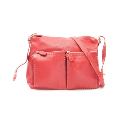 セレリア ショルダーバッグ レザー レッド フェンディ バッグ FENDI