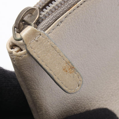 ココマーク キーリング付き コインケース レザー シルバー シルバー金具 シャネル 財布・小物 CHANEL