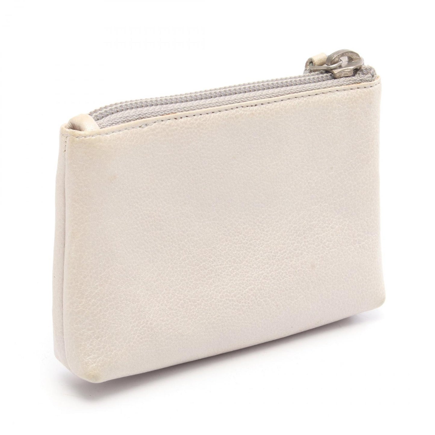 ココマーク キーリング付き コインケース レザー シルバー シルバー金具 シャネル 財布・小物 CHANEL