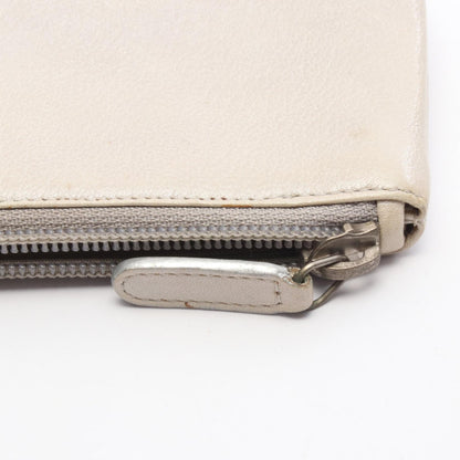 ココマーク キーリング付き コインケース レザー シルバー シルバー金具 シャネル 財布・小物 CHANEL