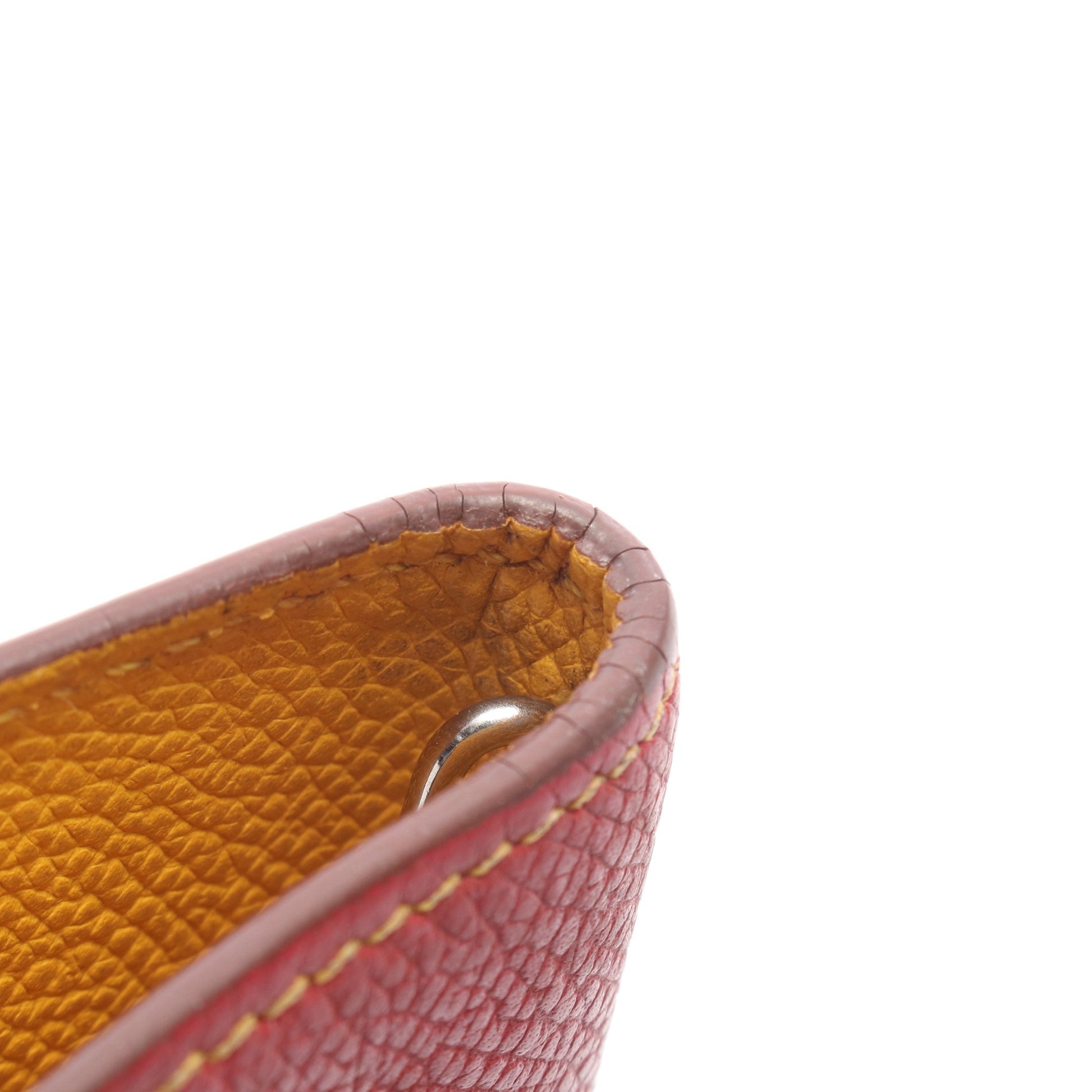 アジェンダGM ルージュヴィフ 手帳カバー クシュベル レッド シルバー金具 □F刻印 エルメス 財布・小物 HERMES