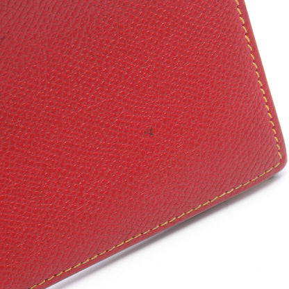 アジェンダGM ルージュヴィフ 手帳カバー クシュベル レッド シルバー金具 □F刻印 エルメス 財布・小物 HERMES