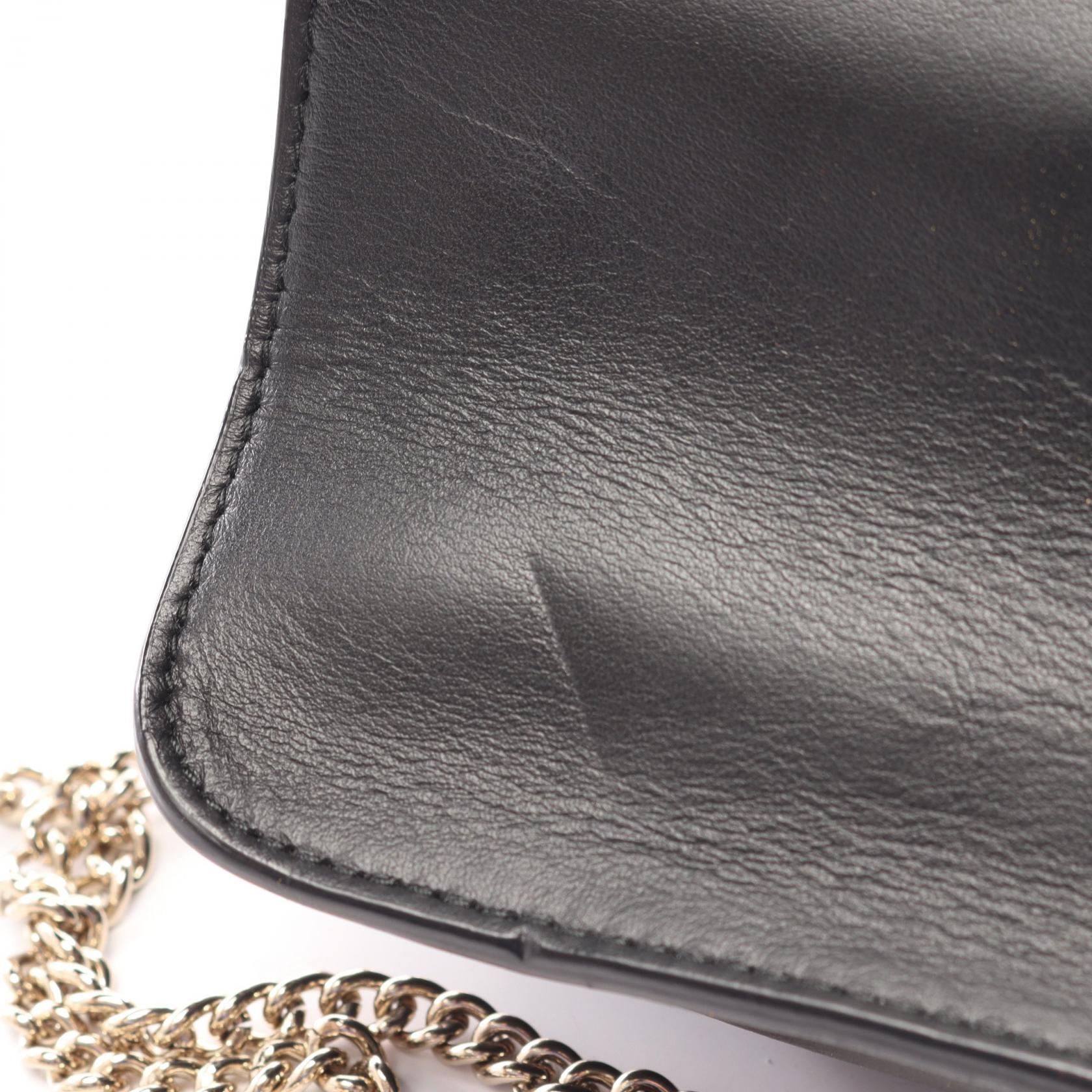 メトロポリス ミニ スタッズ チェーンショルダーバッグ レザー ブラック フルラ バッグ FURLA